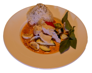 Gà Curry (leicht scharf)