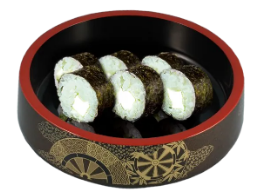 Frischkäse Maki (vegetarisch)